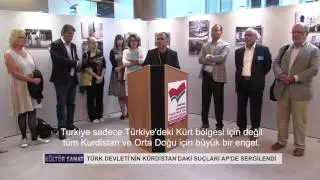 Türk Devleti'nin Kürdistan'daki suçları AP'de sergilendi