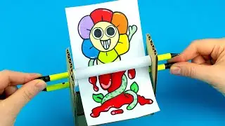 Drawing Dandy & Creating Paper Craft ❤️ DANDY'S WORLD