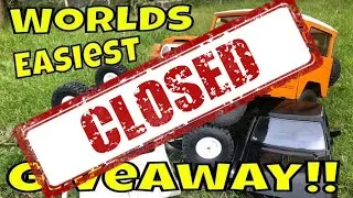 RC Giveaway! WPL C34 Fully ready to run. C24 Subscriber build cancelled.