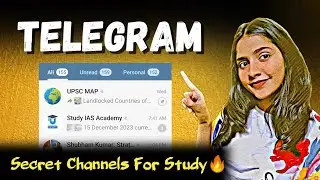 Secret Telegram Channels for Study🔥 |  Best channel for preparation | 