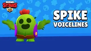 SPIKE VOICE LINES! Brawl Stars