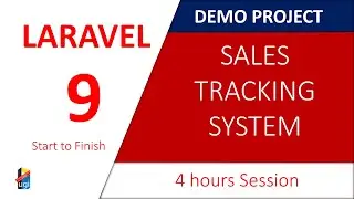 Laravel 9 MINI SALES TRACKING SYSTEM Project START TO FINISH Part 1