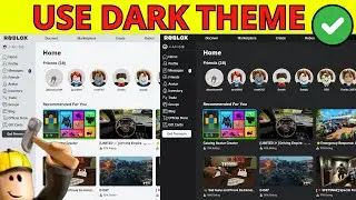 How To Use Dark Theme in Roblox - Change Theme Roblox