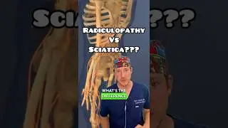 What’s the difference between RADICULOPATHY and SCIATICA? ￼🤓⚡️⚡️⚡️👎