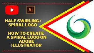 How to create swirl logo| Logo design | Logo tutorials in illustrator| Design with Anees