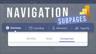 How to Create Navigation with Subpages in Power BI
