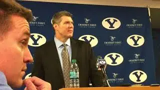 BYU Football - Jeff Grimes Introductory Press Conference - Q&A Part 1