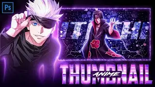 How To Make Anime Thumbnail On PSCC😈 || Anime Thumbnail Kese Banaye 🥰