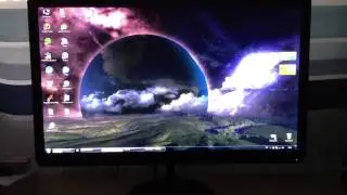 Видео на заставке экрана