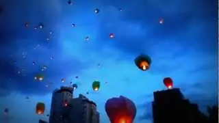 Массовый Запуск Небесных Фонариков! 27.05.12 #3