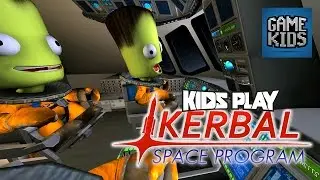 Burnie and JD play Kerbal Space Program Part 2 - Kids Play