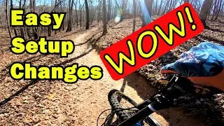 Can small MTB setup changes upgrade your older trail bike? Easy geometry for better cornering