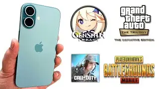 iPhone 16 Gaming Test | Genshin Impact, PUBG Mobile, GTA Trilogy Definitive Edition