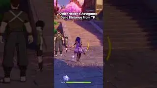 How Far Is Each Adventurer's Guild?!🤔✨ | Genshin Impact