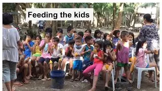 Feeding Children in Talisay Cebu |“If you cannot feed a hundred people, then feed just one.”| VLOG#3