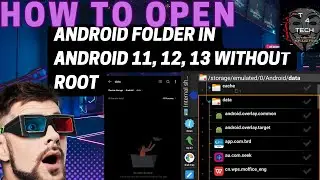 how to access Data & Obb folder in android 11,12 and 13 | T 4 Tech