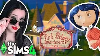 I recreated the Pink Palace from CORALINE in The Sims 4