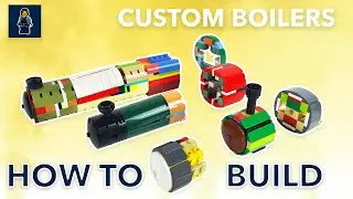 How to Build Custom LEGO Boilers - Train Ideas