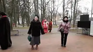 Мы снова танцуем! Марина в парке на открытие ёлки! Калуга 22.12.2019