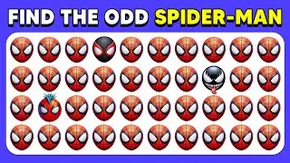 Find The ODD Spider-Man | Marvel Spider-Man 2 Game Edition Quiz | Emoji Quiz