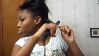 HAIR REGIMEN PT.4(FLAT IRONING)