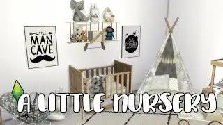 A LITTLE NURSERY || The Sims 4: Speed Build // +CC LINKS