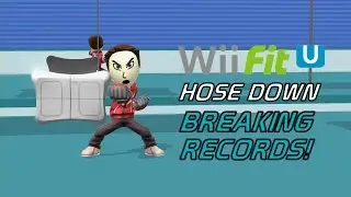 Wii Fit U - Hose Down Record Breaking!