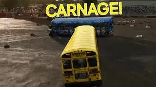 Wreckfest BUS DEMOLITION DERBY!