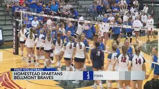Bellmont tops Homestead 3-1 in high school girls volleyball in battle between two Purdue Boilermaker