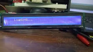 Arduino nano and 40x2 LCD display