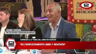 Comenzó la 2° feria municipal del libro en Rawson