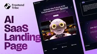 Build a 🤩 Futuristic Next.js AI Saas Landing Page | TailwindCSS, React, Typescript and CVA — Part 1