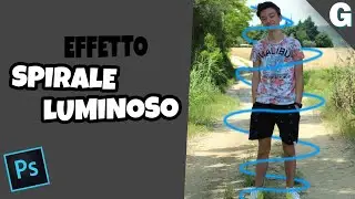 Come creare uno SPIRALE LUMINOSO in Photoshop