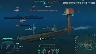 Американская подводная лодка Salmon.Морской бой-10-.Игра World Of Warships