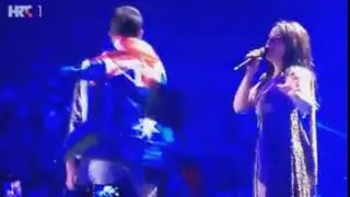 A man showed his ass on Eurosong 2017 / Covjek pokazao guzu na eurosongu 2017
