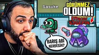 YENİ GÖRÜNMEZ ROLÜ İLE HERKESİ KESTİM | AMONG US | Barış Can
