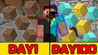 【マインクラフト】100日間で億万長者になってみた 【100days】【minecraft】