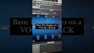 These EQ changes will help you get started on your vocal mixing !