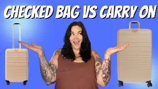Checked bag VS Carry-on bag | What type of luggage is best?