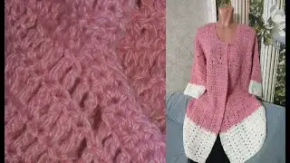 Simple crochet cardigan