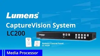 LC200 CaptureVision System with LC-RC01 Remote Control Panel | Lumens