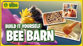 Kids DIY Barn For Bees! 🐝 | John Deere Kids