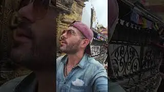 Coin Throwing Gone Wrong in Nepal 🇳🇵  #nepal #travel #blogger #travelvlog