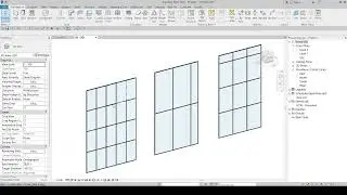 Curtain wall creation - learn to use revit for beginner