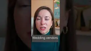 Wedding vendor tips #weddingregrets