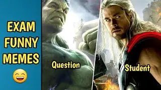 exam funny status||fvmemer||funny exam memes||student in exam funny video||trending memes||#marvel