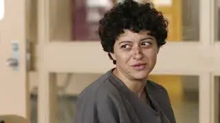 Search party season 3 - Watching ladybird in jail scene