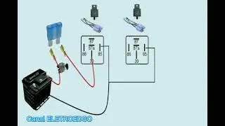 Bloqueador Anti furto passo a passo 12v ou 24v,com 2 Relés automotivo