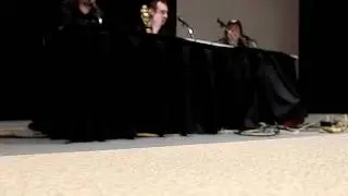 Thor Aackerlund, Chris Tang and Mike Iarossi on their 2016 panel at GameOnAz