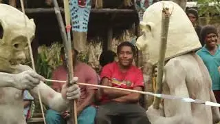 Asaro mudmen tribes - dangerous tribes and naked